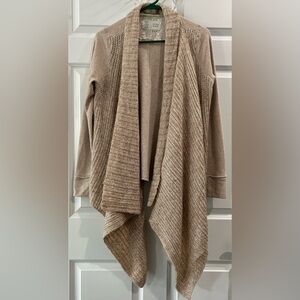 Anthropologie Saturday Sunday Drape Collar Casado Waterfall Cardigan Sweater M